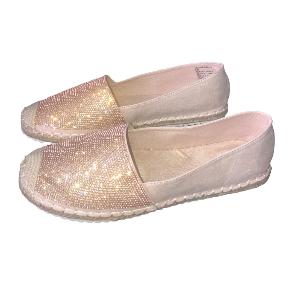 Madden Girl Women's Rose gold color Slip-On Flat Shoes  Size 9